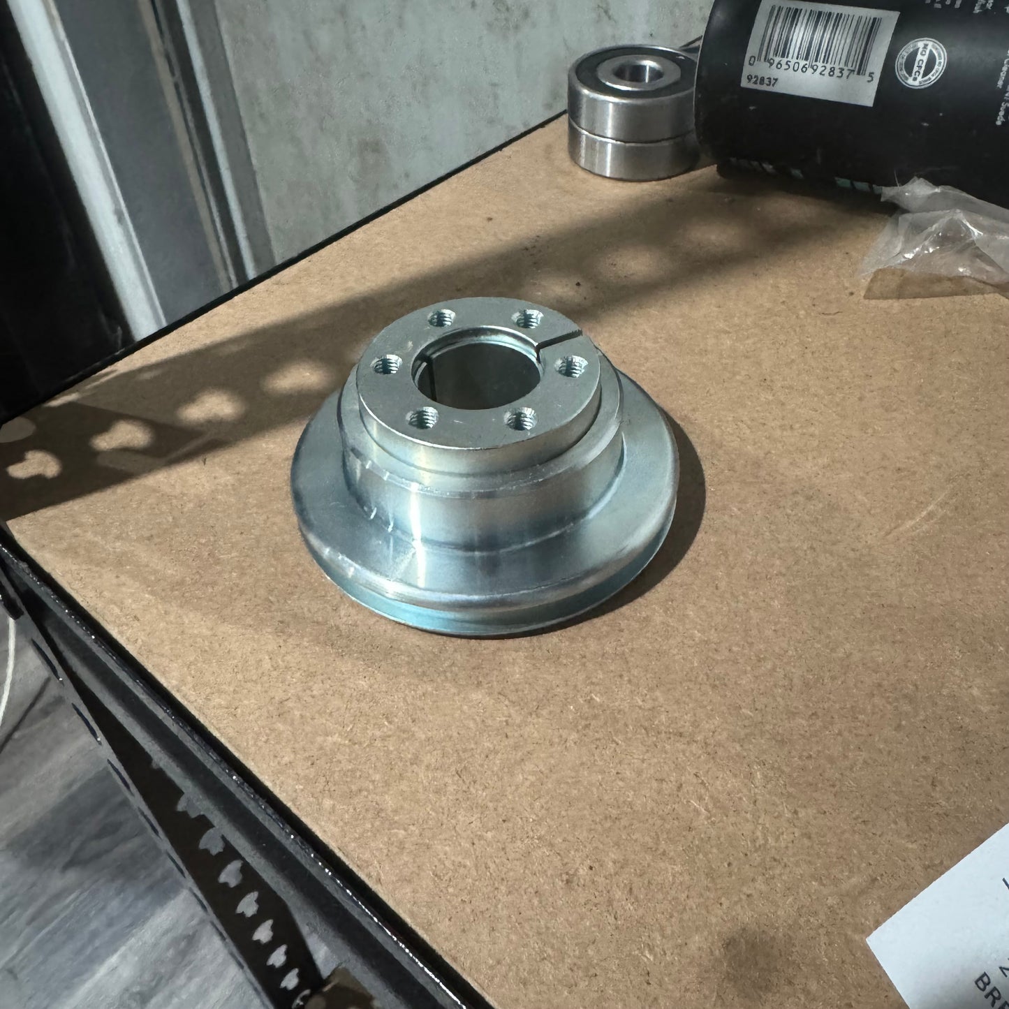 AX050TL – 80 mm V-Groove Front Pulley (Taper-Lock, 6 mm Cable)