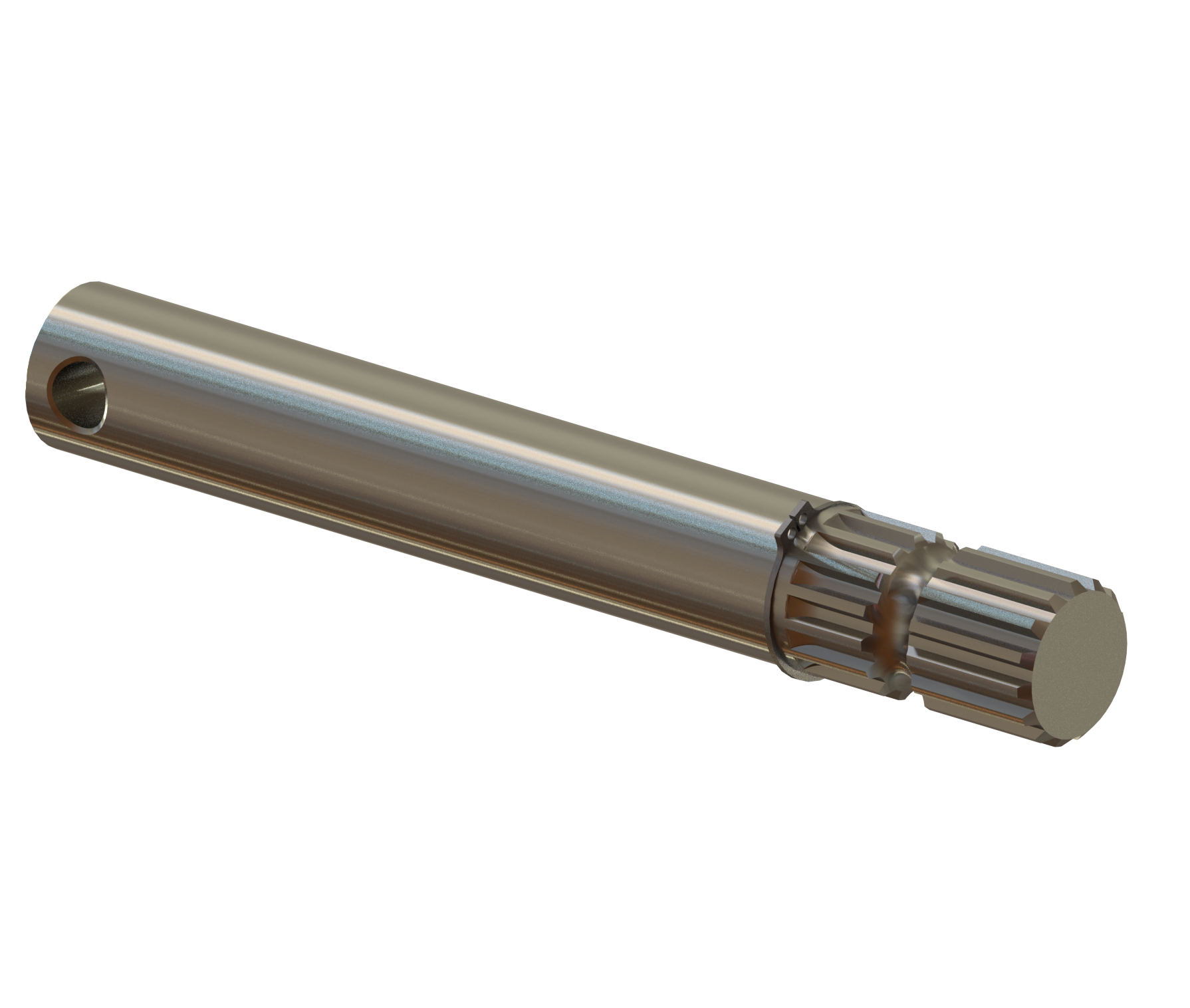 S/Steel Spline Shaft (suit rear arm) / 15T