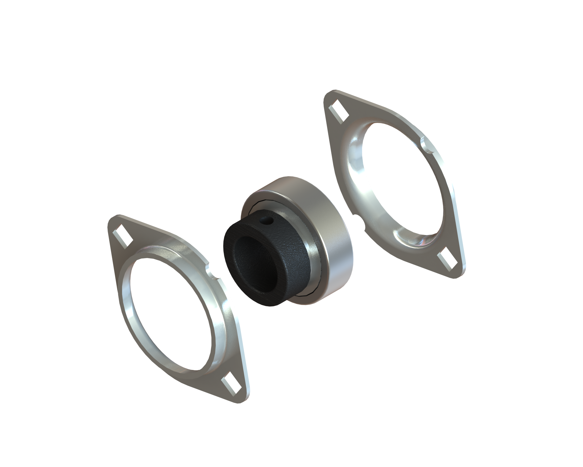 Top Arm Bearing and Flange Only (2 per arm)