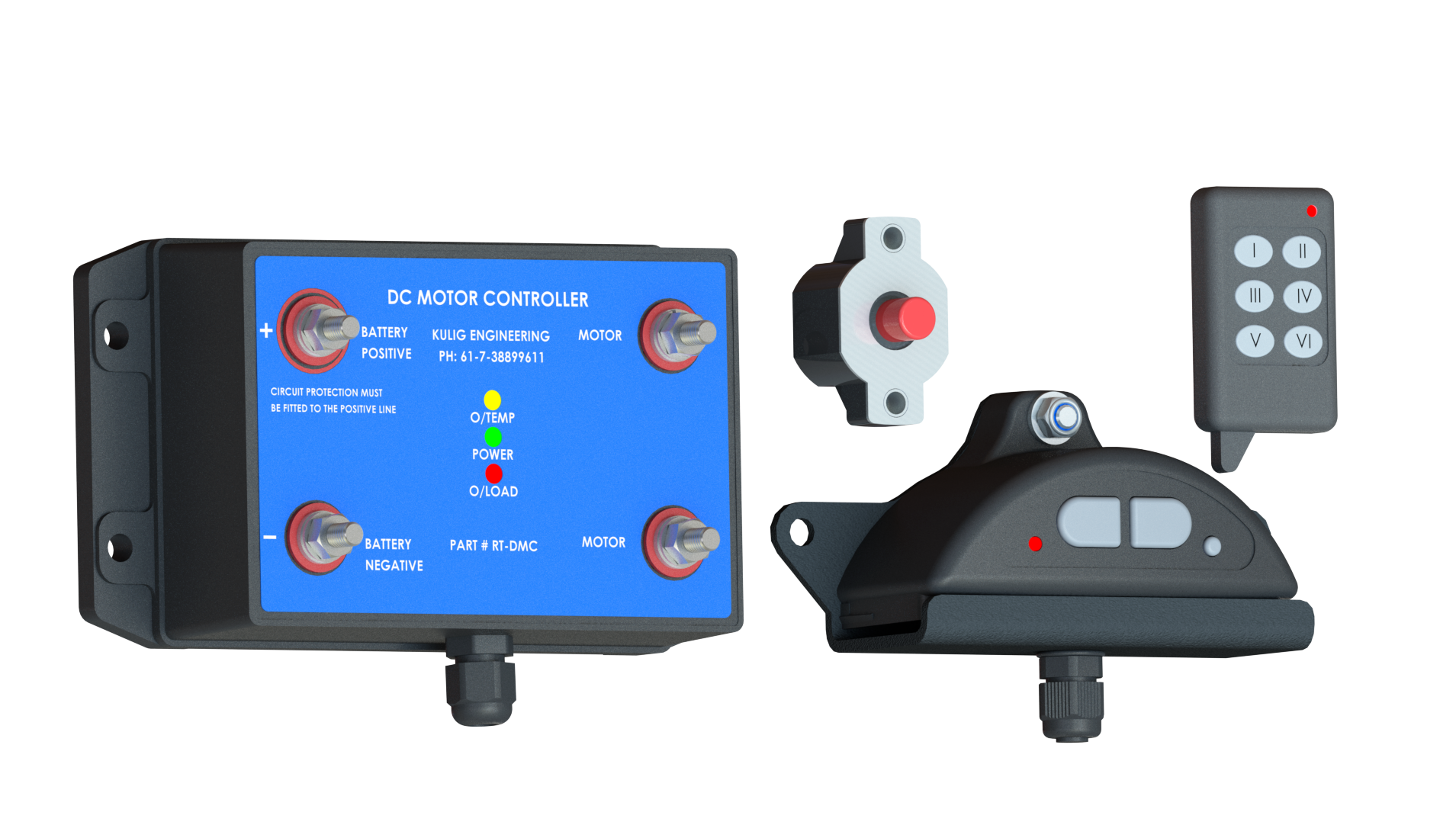 Remote DC Motor Controller - 50A (FOR 12V)