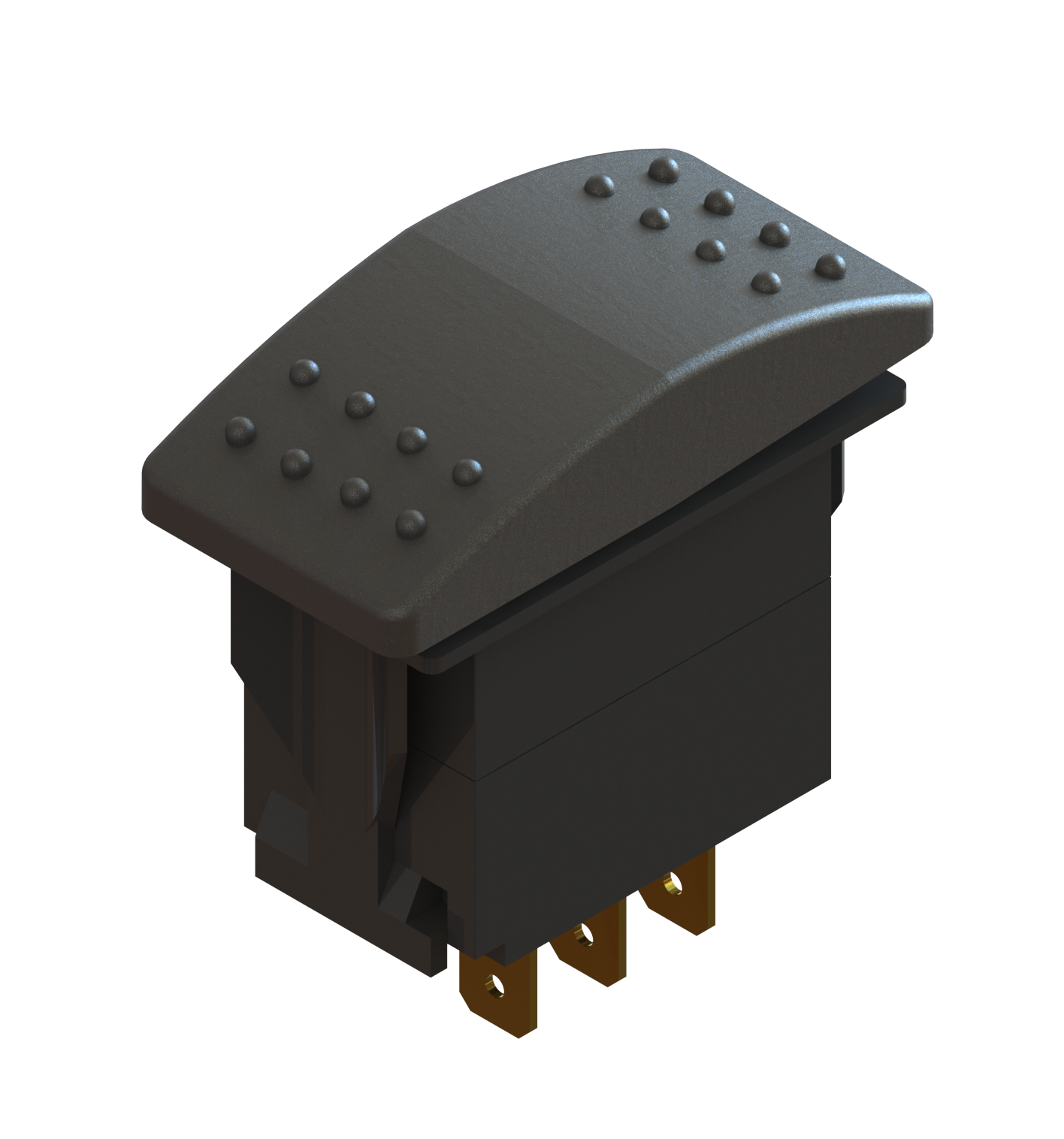 Rocker Switch - mom-on/off/mom-on