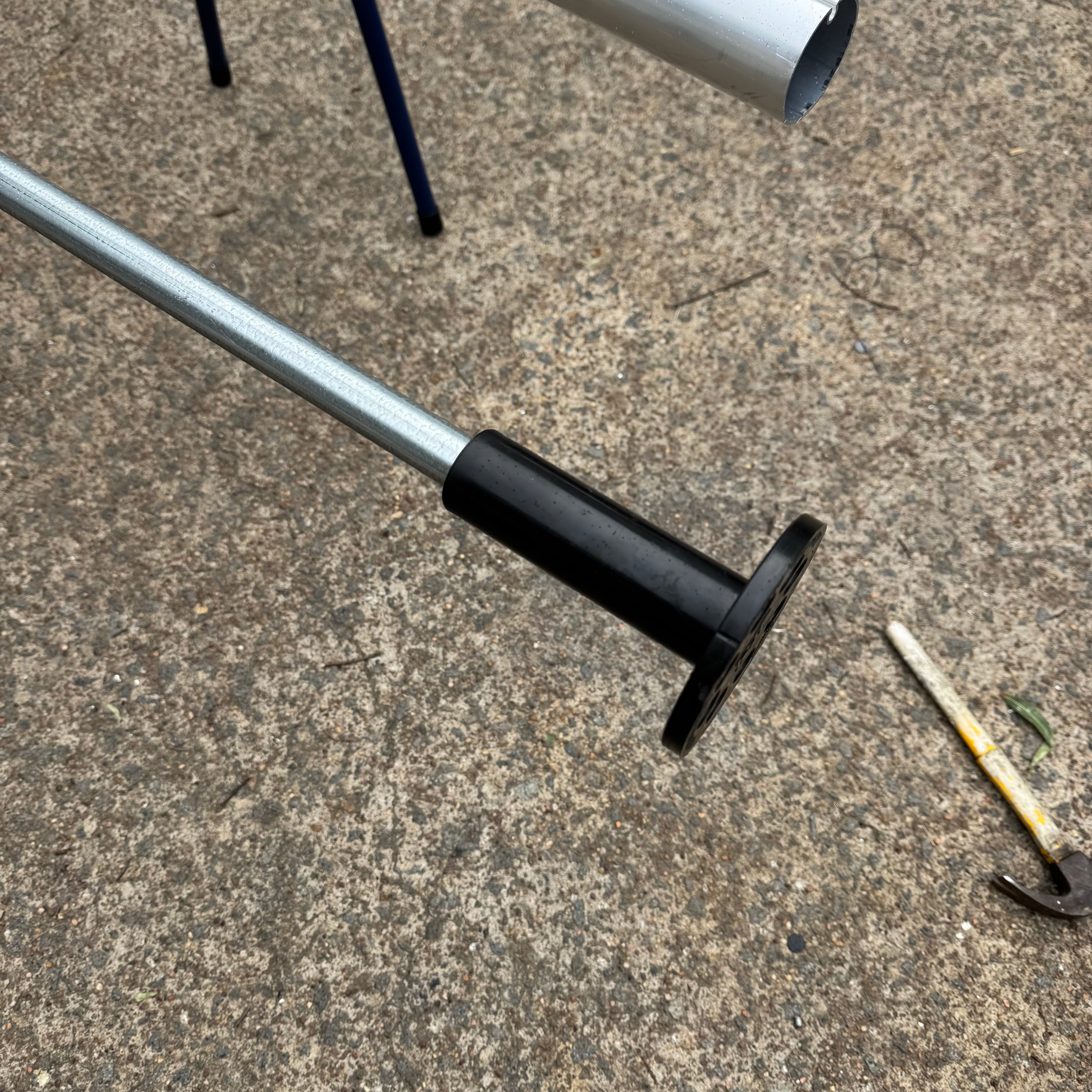 Pull Tarp End Pole – 25mm (1")