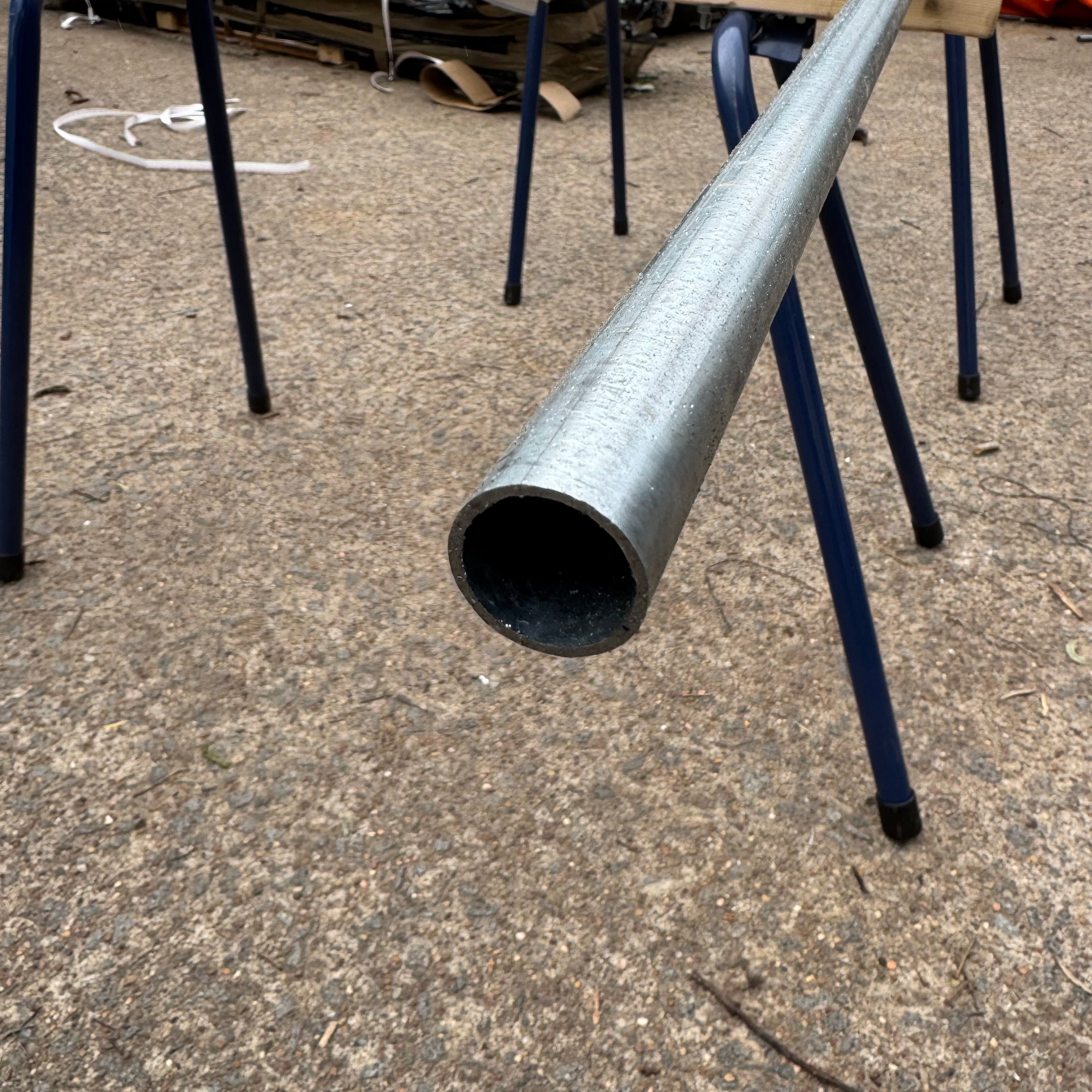 Pull Tarp End Pole – 25mm (1")