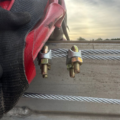 6mm Wire rope clamps