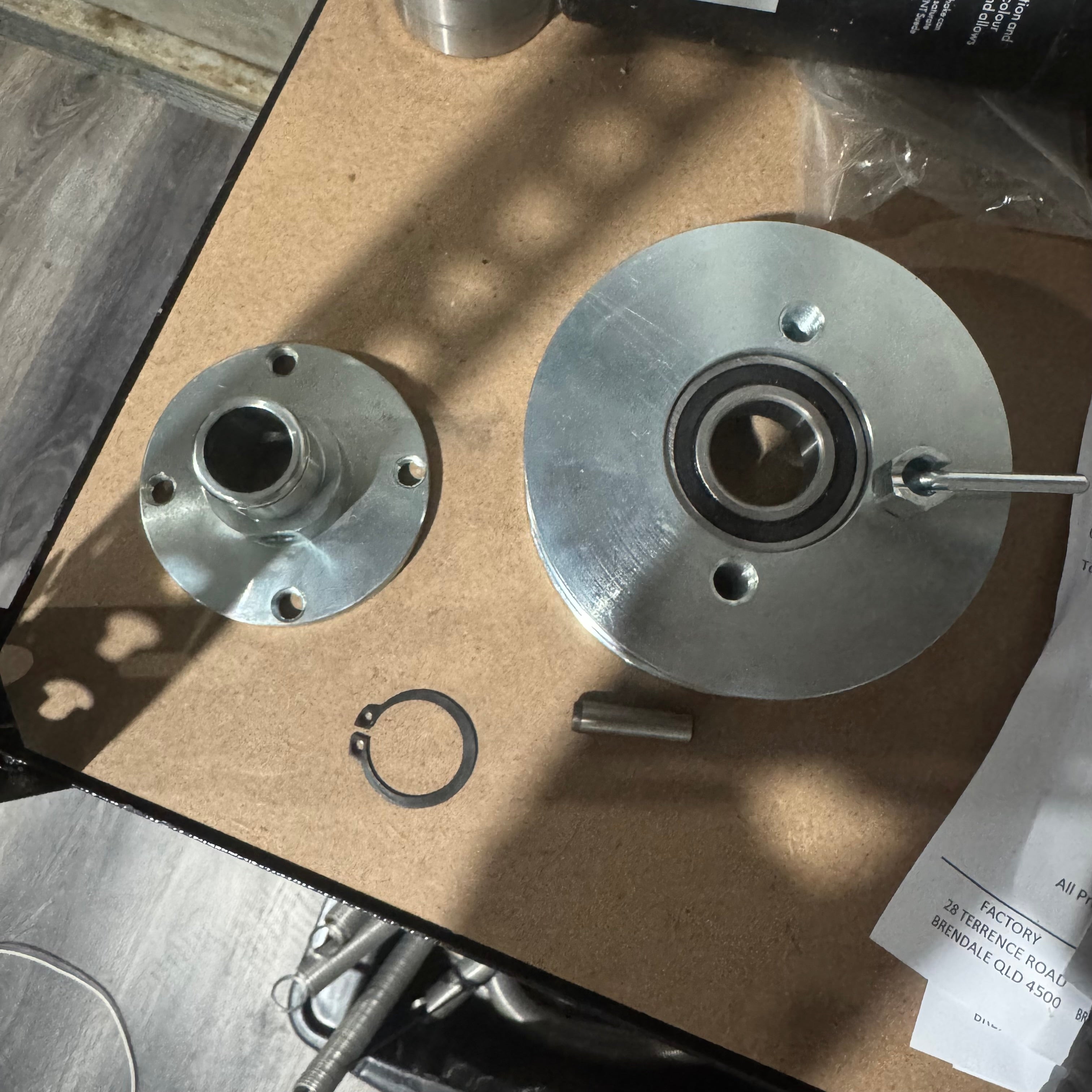 Dual Belt Pulley – 110 mm Taper-Lock (Fits Superwinch Tarp Motors)