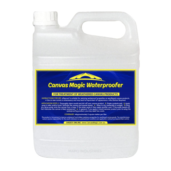 tent canvas waterproofing Magic Waterproofer 4L – Restore Canvas Seal Kesser Doppelhängematte Lake (NEW-18406) saber Color:Matte Gray Upgrade your camp with