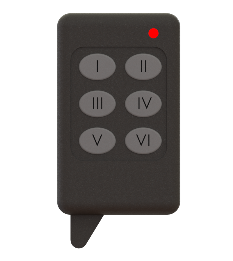 Spare 6 Button Keyfob Remote