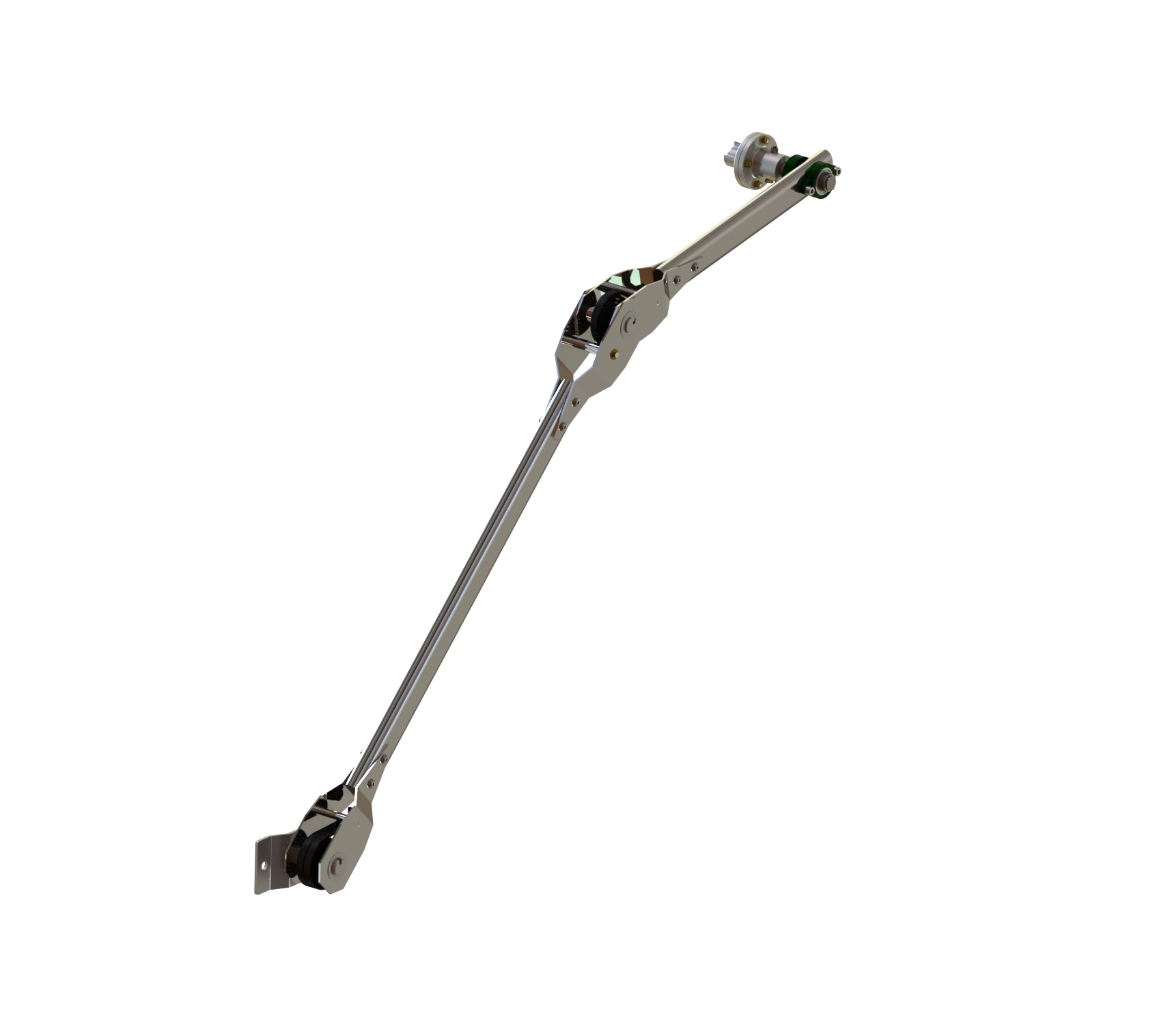 Steel Arm with Flange Style Tube Adaptor