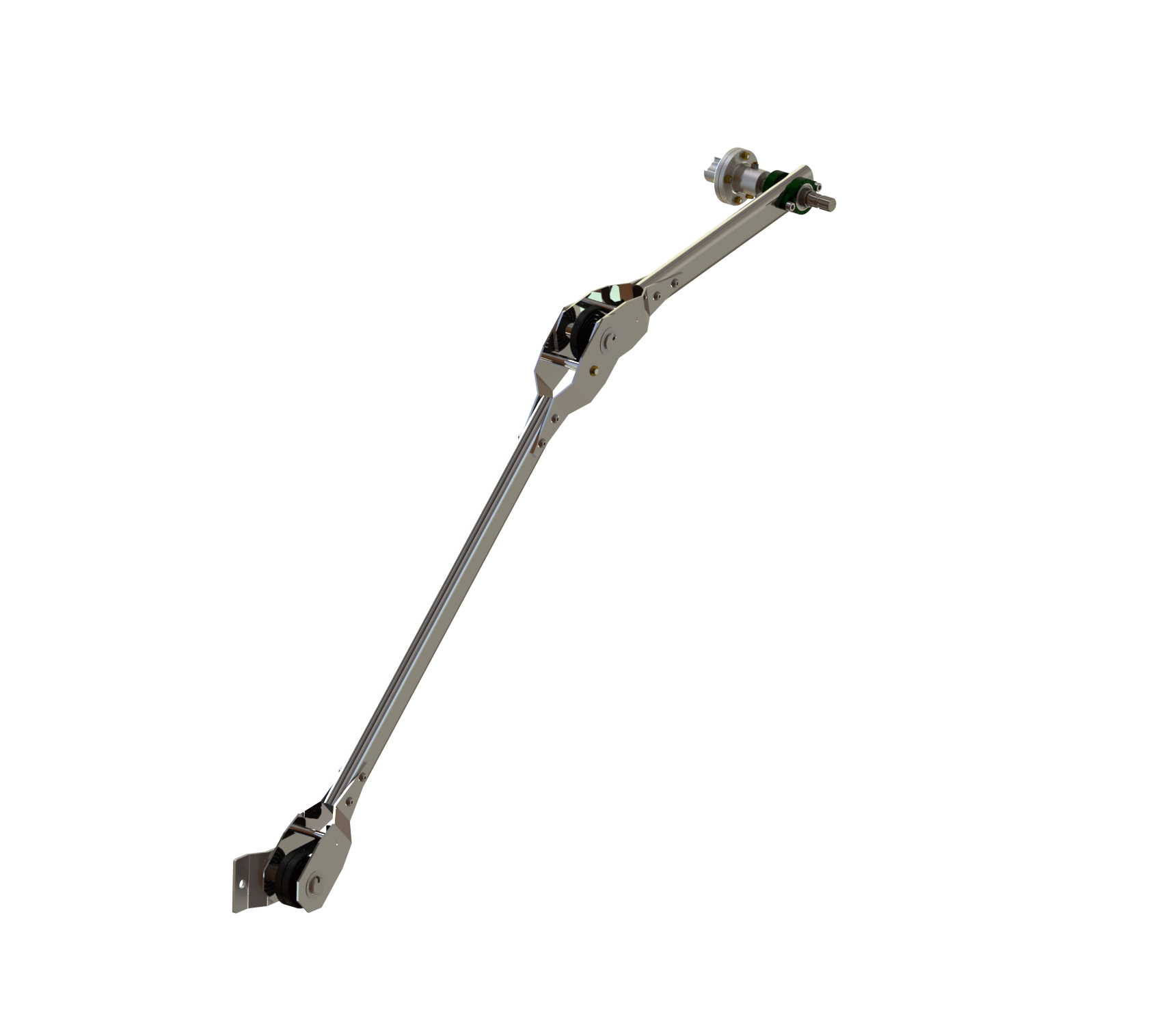Steel Arm c/w 15T/1" Spline and Tube Adaptor