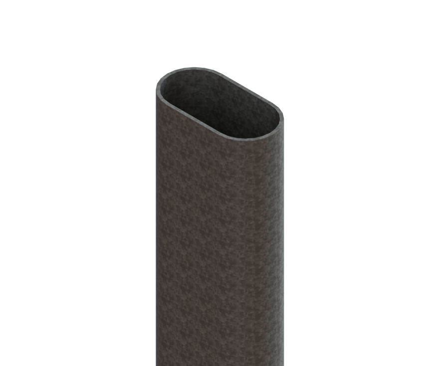 Oval Steel Tubing (per metre)