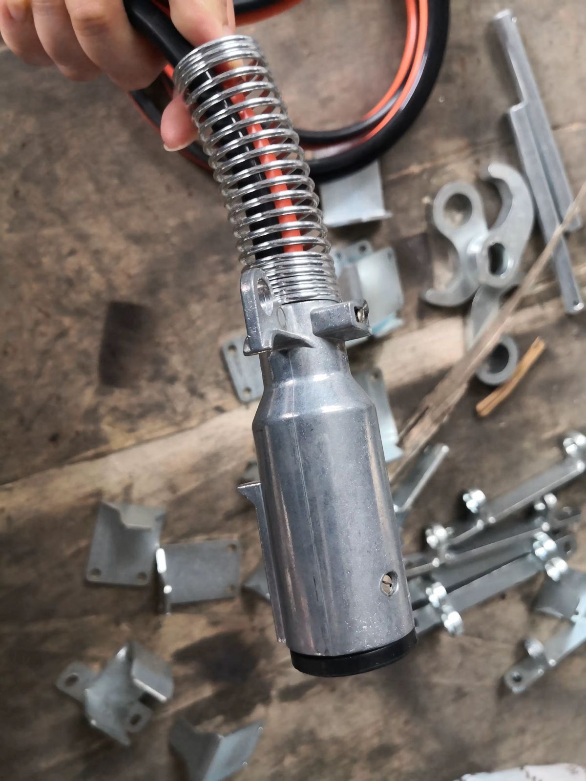 2 Pin Trailer Plug & Socket Set – 200A Heavy Duty Connector