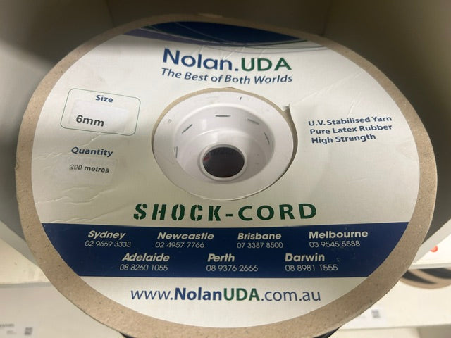 Nolan shockcord 6mm 200m spool